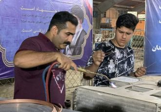 رزمایش جهادی تعمیر کولر در مناطق محروم خوزستان آغاز شد رزمایش جهادی تعمیر کولر در مناطق محروم خوزستان آغاز شد