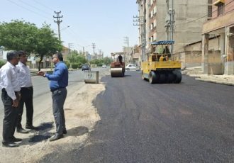محور پنج‌بنگله تا باشگاه مرکزی تحت پوشش آسفالت قرار گرفت