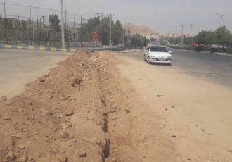 آغاز عملیات نخاله‌برداری و زیرسازی نوار حفاری جنب آتش‌نشانی نفتک حدفاصل گلزار شهدای گمنام