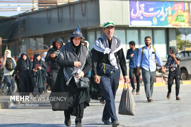 وضعیت تردد در مرز شلمچه؛ عصر دوشنبه۲۰ مرداد وضعیت تردد در مرز شلمچه؛ عصر دوشنبه۲۰ مرداد