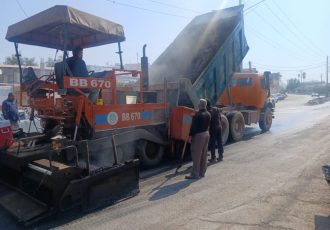 آغاز عملیات آسفالت محور اصلی با تأکید شهردار مسجدسلیمان