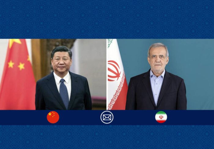 پیام تبریک پزشکیان به رئیس جمهوری خلق چین