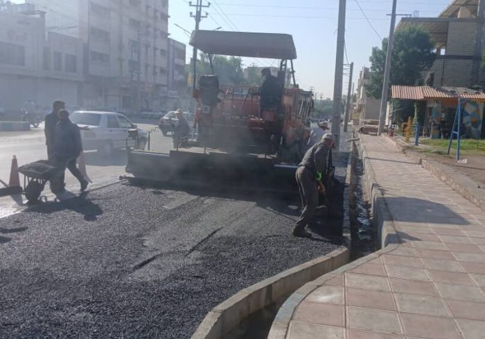 اجرای عملیات آسفالت محور دسترسی تقاطع سرکورهها به تقاطع مالجونکی با دستور شهردار مسجدسلیمان اجرای عملیات آسفالت محور دسترسی تقاطع سرکورهها به تقاطع مالجونکی با دستور شهردار مسجدسلیمان