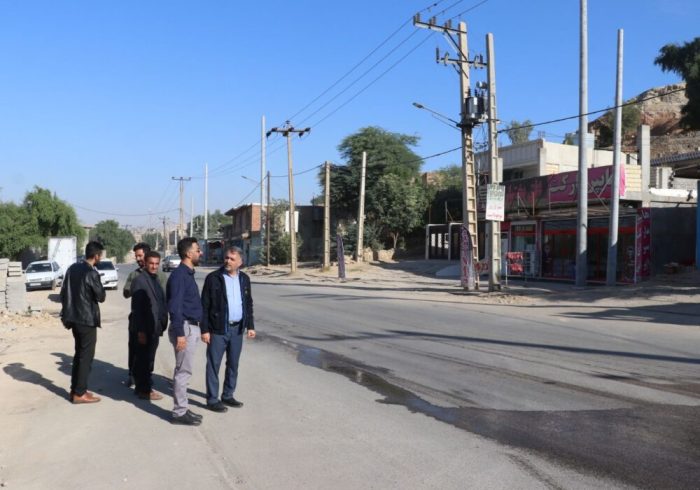 بازدید عضو شورای شهر از روند جابجایی شبکه برق محور دو راهی بی‌بیان – هنرستان