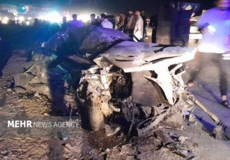 تصادف زنجیرهای ۱۲ خودرو در محور شوش ـ اهواز؛ ۱۴ مصدوم و ۲ فوتی تصادف زنجیرهای ۱۲ خودرو در محور شوش ـ اهواز؛ ۱۴ مصدوم و ۲ فوتی