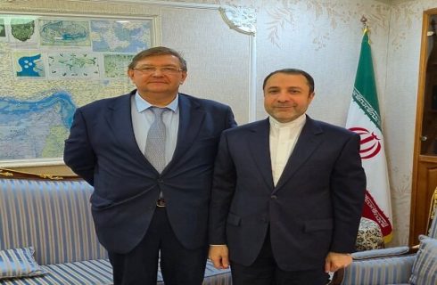 دیدار سفیر ایران در قطر با سفیر روسیه