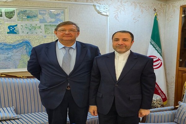 دیدار سفیر ایران در قطر با سفیر روسیه دیدار سفیر ایران در قطر با سفیر روسیه